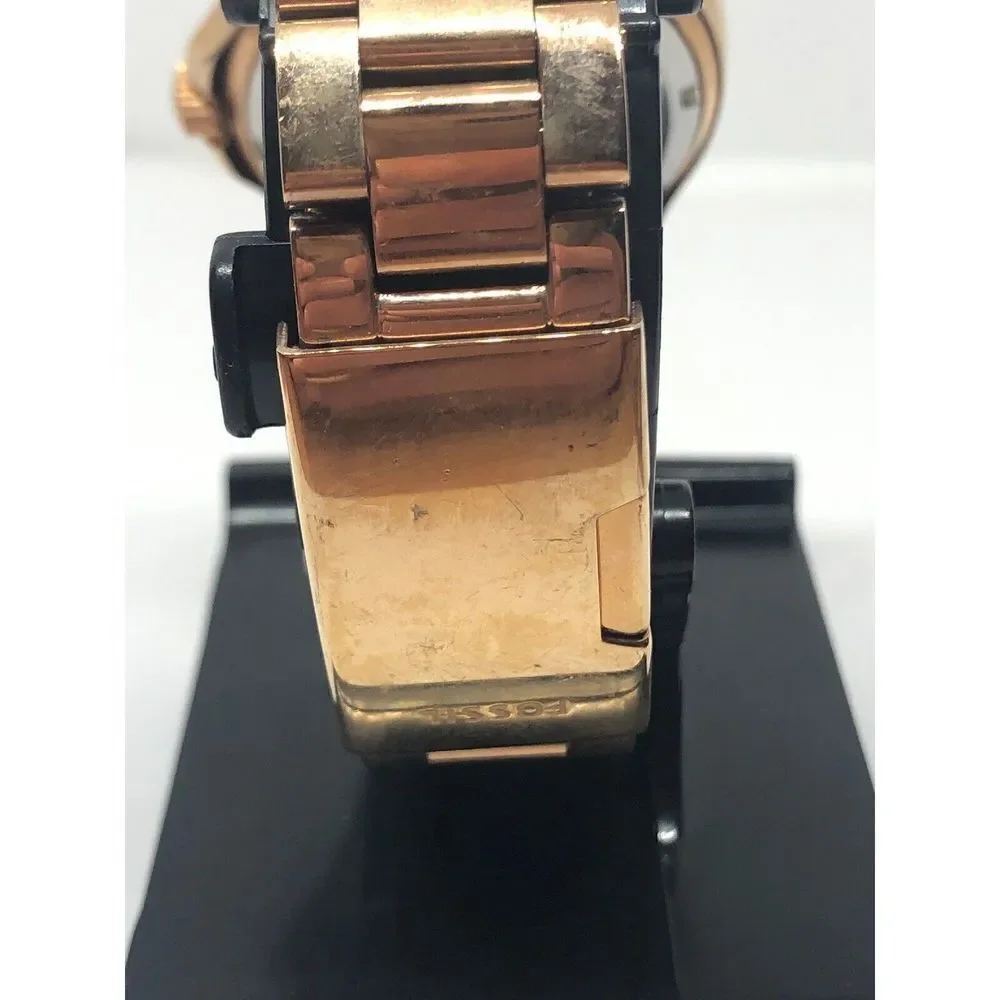 Fossil AM4533 Women's Stainless Steel Analog Taupe Dial Quartz Wrist Watch RK322